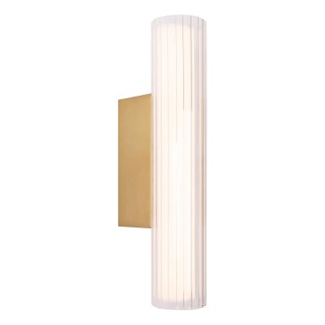 MAXLIGHT W0364 - LED Kopalniška stenska svetilka FAYETTE LED/6W/230V 31 cm IP44 zlata