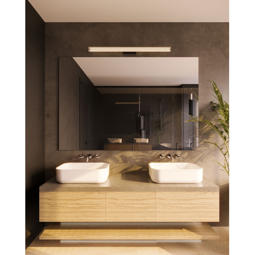 MAXLIGHT W0365 - LED Kopalniška stenska svetilka FAYETTE LED/12W/230V 61 cm IP44 črna