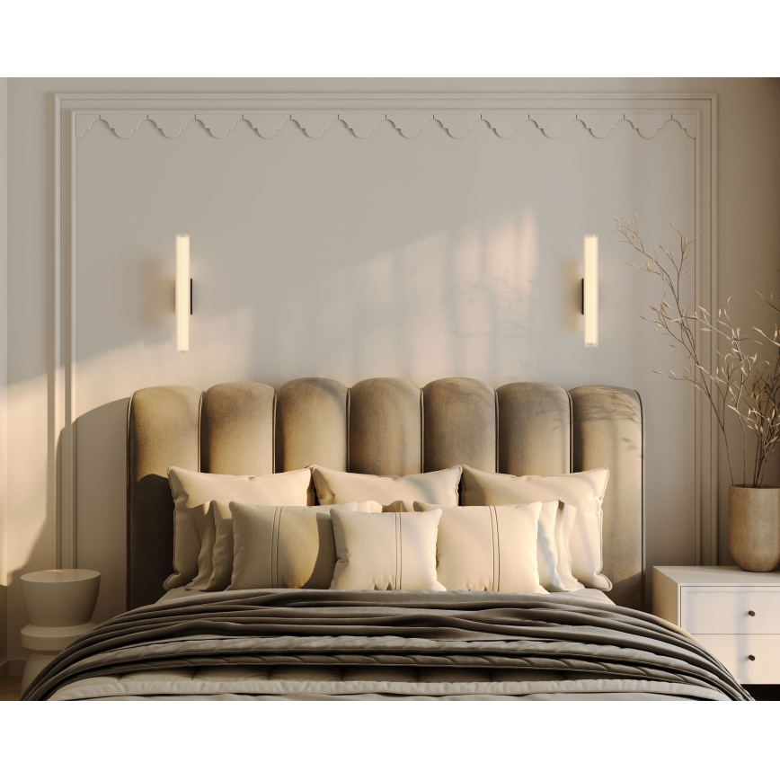 MAXLIGHT W0365 - LED Kopalniška stenska svetilka FAYETTE LED/12W/230V 61 cm IP44 črna