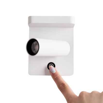 MAXLIGHT W0373 - LED Stenski reflektor z brezžičnim polnilnikom LOFER LED/7W/230V bela