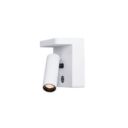 MAXLIGHT W0373 - LED Stenski reflektor z brezžičnim polnilnikom LOFER LED/7W/230V bela