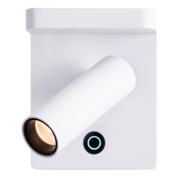 MAXLIGHT W0373 - LED Stenski reflektor z brezžičnim polnilnikom LOFER LED/7W/230V bela