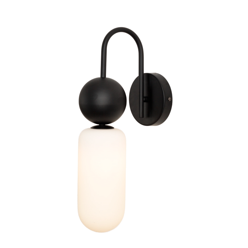 MAXLIGHT W0381 - Stenska svetilka ROMA 1xG9/12W/230V črna