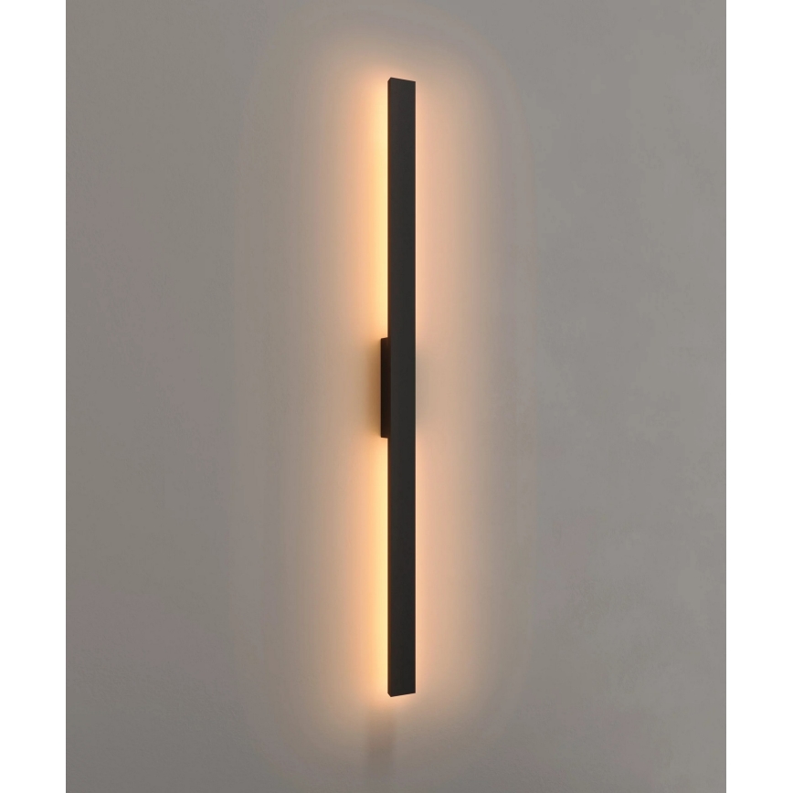 MAXLIGHT W0461 - LED zunanja stenska svetilka PREDAZZO LED/20W/230V CRI 93 IP65 črna