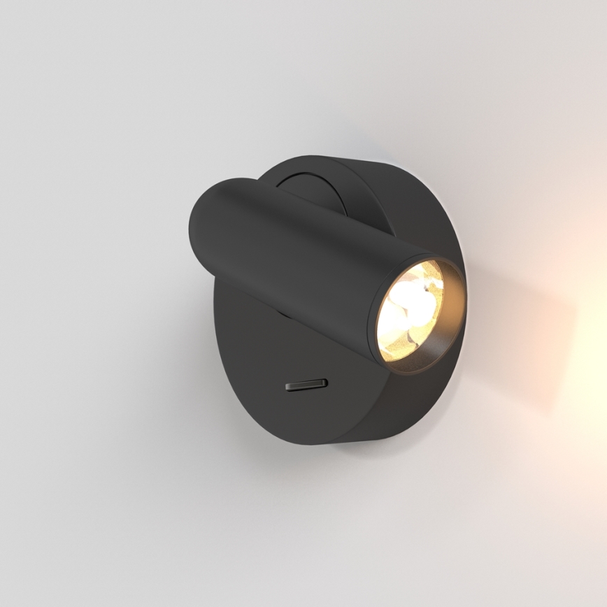 Maytoni C038WL-L3B3K - LED Stenska svetilka MIRAX LED/3W/230V 3000K črna