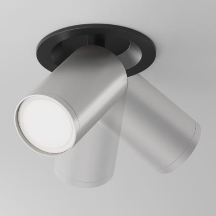 Maytoni C048CL-U-1BS - Vgradni reflektor FOCUS 1xGU10/10W/230V mat krom