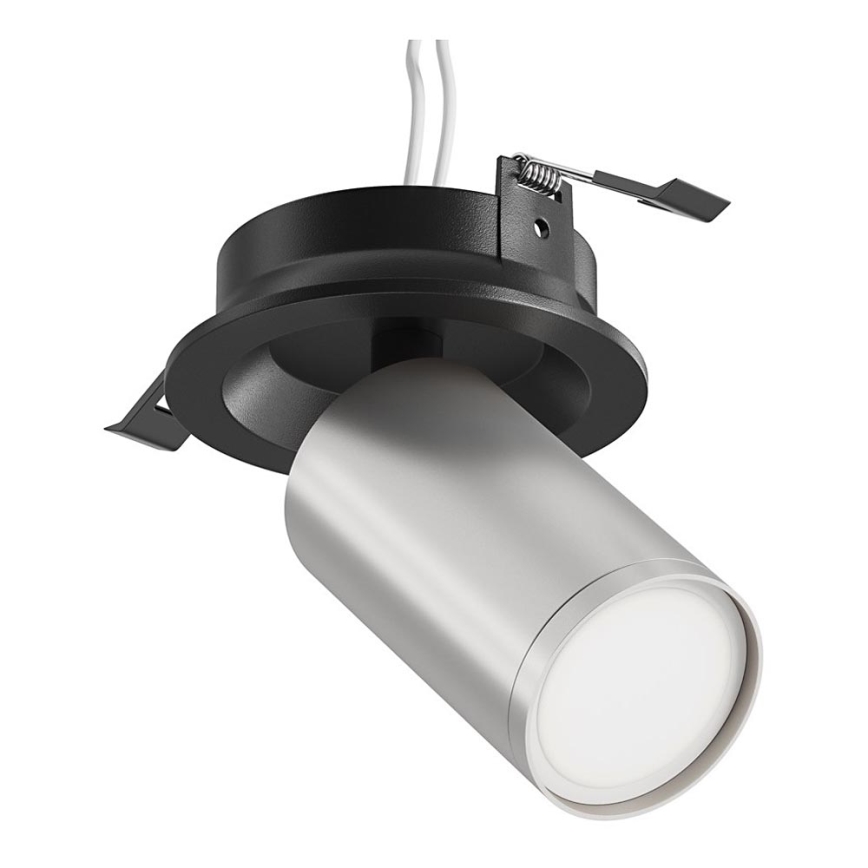 Maytoni C048CL-U-1BS - Vgradni reflektor FOCUS 1xGU10/10W/230V mat krom