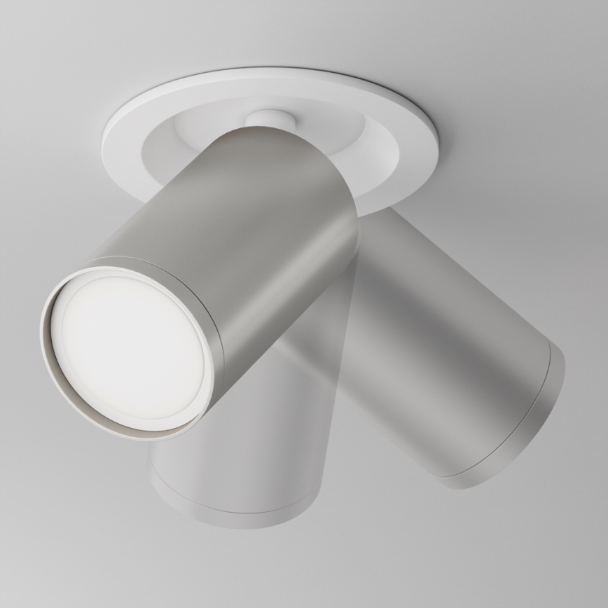 Maytoni C048CL-U-1WS - Vgradni reflektor FOCUS 1xGU10/10W/230V sijajni krom