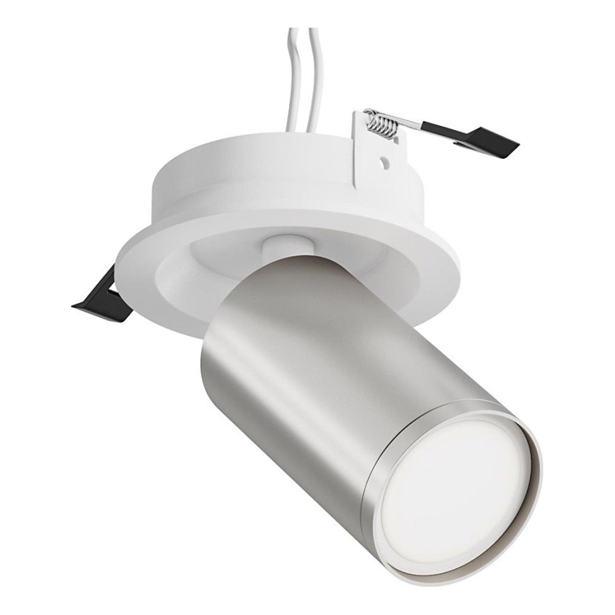 Maytoni C048CL-U-1WS - Vgradni reflektor FOCUS 1xGU10/10W/230V sijajni krom
