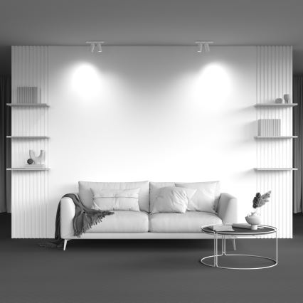 Maytoni C051CL-U-2W - Točkovno svetilo FOCUS 2xGU10/10W/230V bela