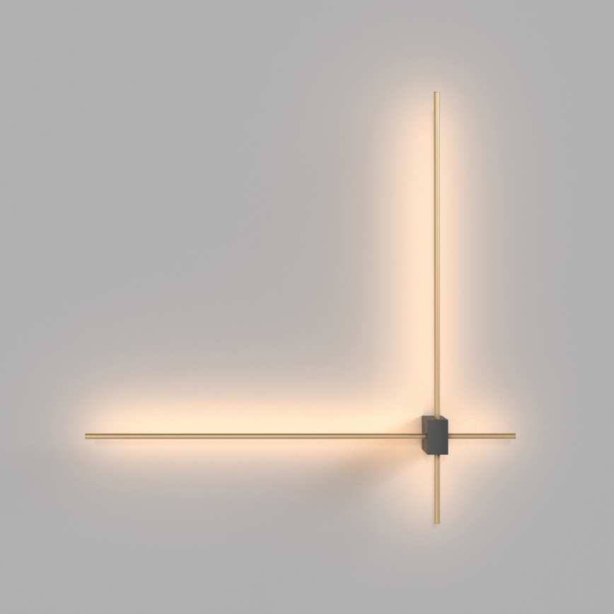 Maytoni C070WL-L12GB3K - LED Stenska svetilka PARS LED/12W/230V CRI 90 črna