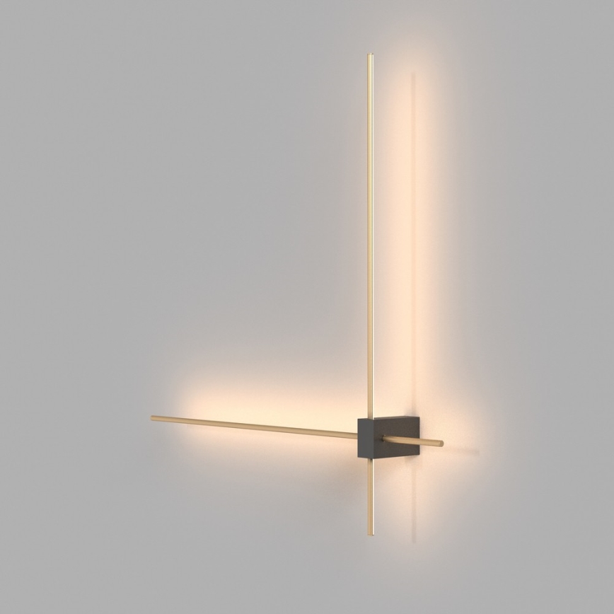 Maytoni C070WL-L12GB3K - LED Stenska svetilka PARS LED/12W/230V CRI 90 črna