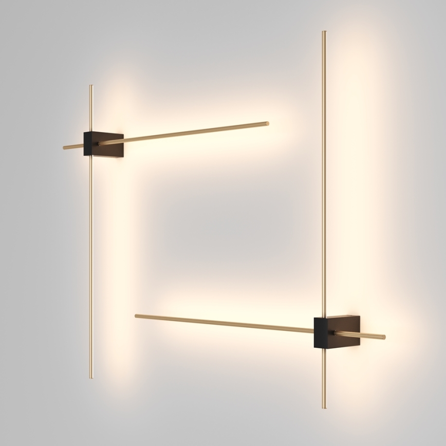 Maytoni C070WL-L12GB3K - LED Stenska svetilka PARS LED/12W/230V CRI 90 črna