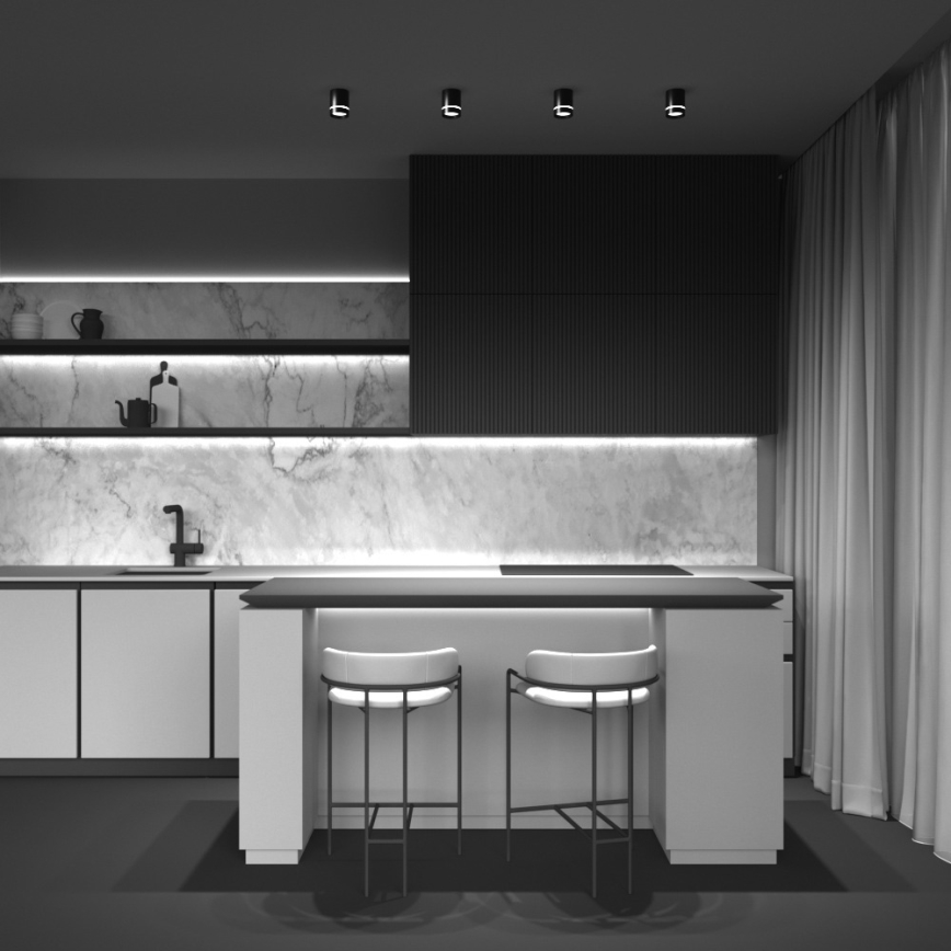 Maytoni C085CL-9W3K-B - LED Reflektor ORLO LED/9W/230V CRI 90 3000K črna