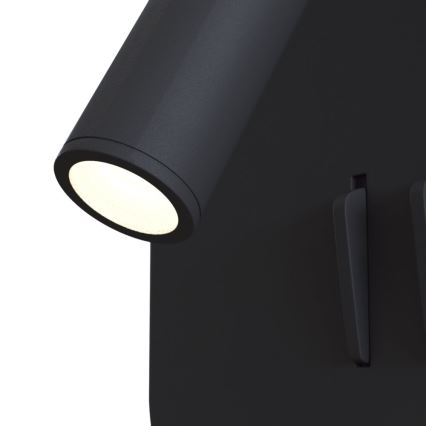 Maytoni C175-WL-01-6W-B - LED Stenski reflektor IOS LED/9W/230V črna