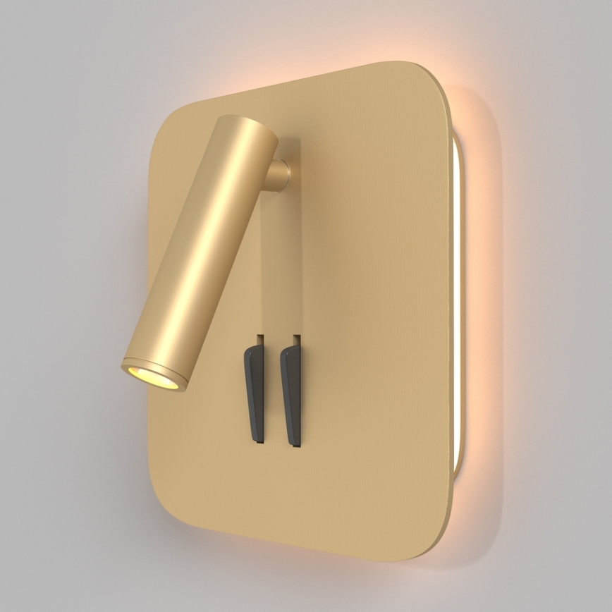 Maytoni C175-WL-01-6W-MG - LED Stenski reflektor IOS LED/9W/230V zlata