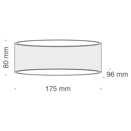 Maytoni C806WL-L5W - LED Stenska svetilka TRAME LED/6W/230V bela