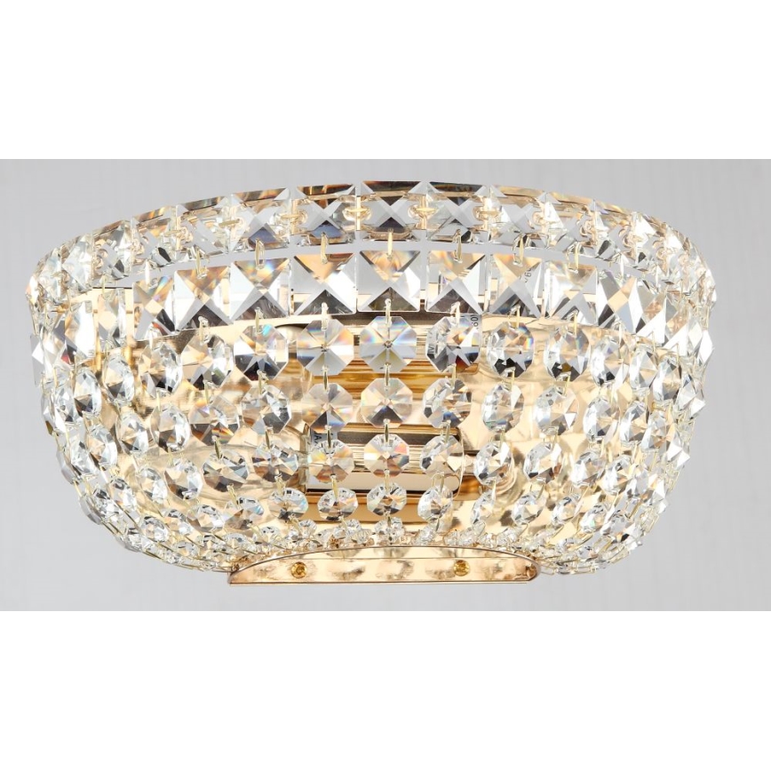 Maytoni DIA100-WL-02-G - Stenska svetilka BASFOR 2xE14/60W/230V zlata
