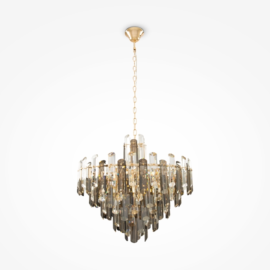 Maytoni DIA200PL-08G - Lestenec na verigi FLARE 8xE14/40W/230V