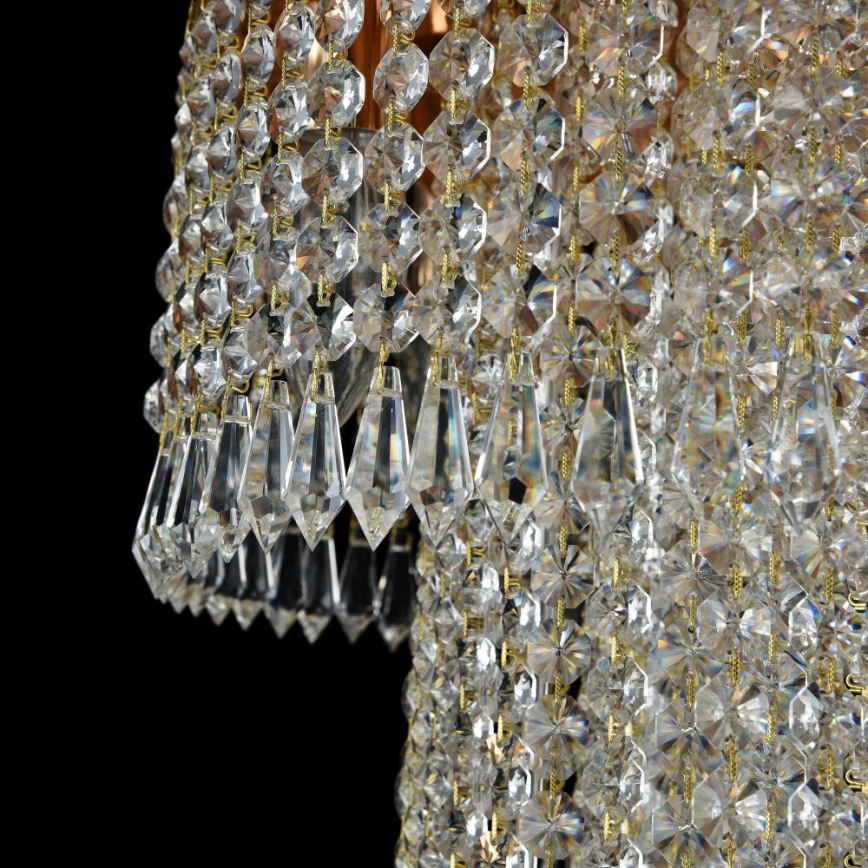 Maytoni DIA522-CL-12-G - Stropna svetilka CASCADE 12xE14/60W/230V