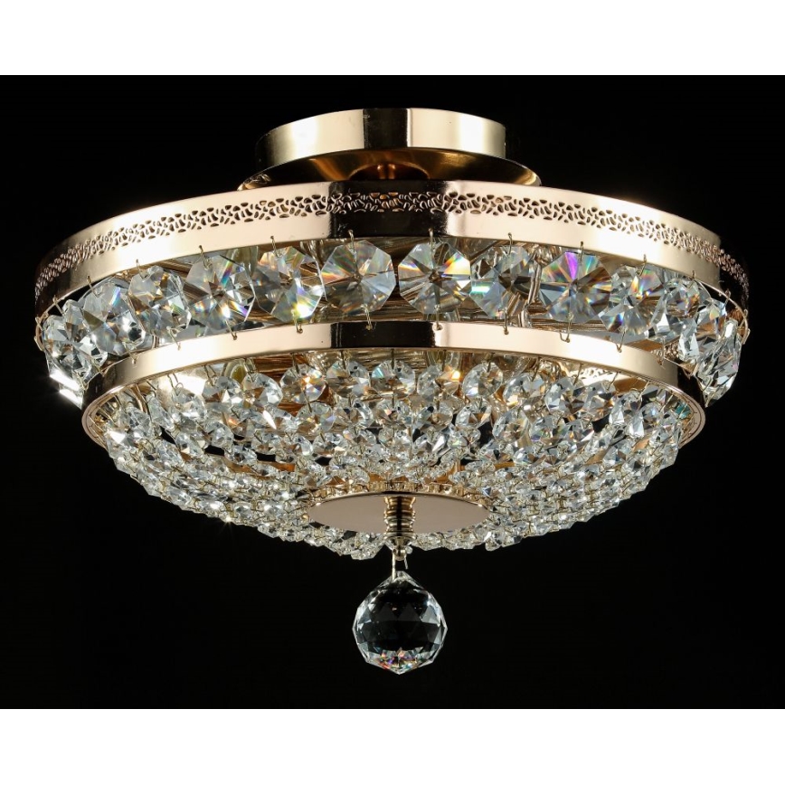 Maytoni DIA700-CL-03-G - Stropna svetilka OTTILIA 3xE14/60W/230V