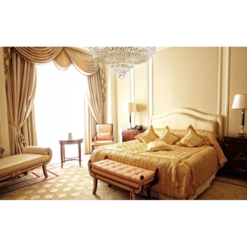 Maytoni DIA890-CL-06-G - Lestenec PALACE 6xE27/60W/230V