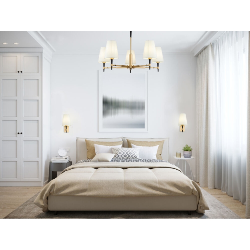 Maytoni H001CL-05BS - Lestenec na drogu ZARAGOZA 5xE14/40W/230V