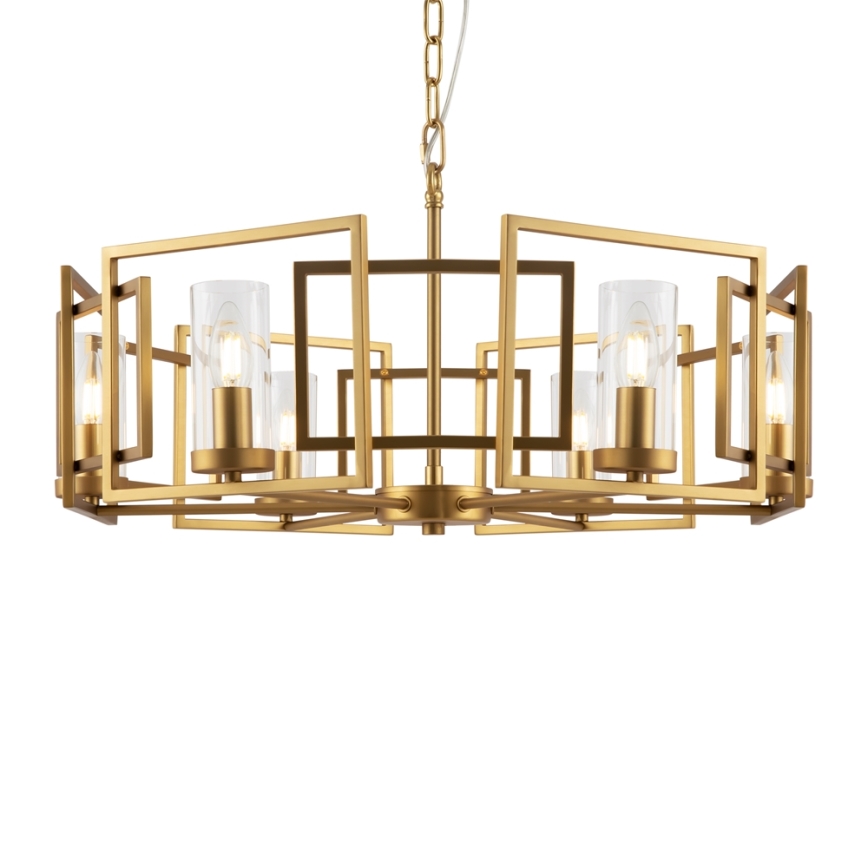 Maytoni H009PL-06G - Lestenec na verigi BOWI 6xE14/40W/230V