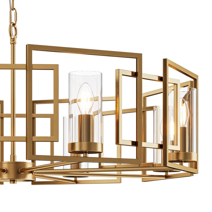 Maytoni H009PL-08G - Lestenec na verigi BOWI 8xE14/40W/230V