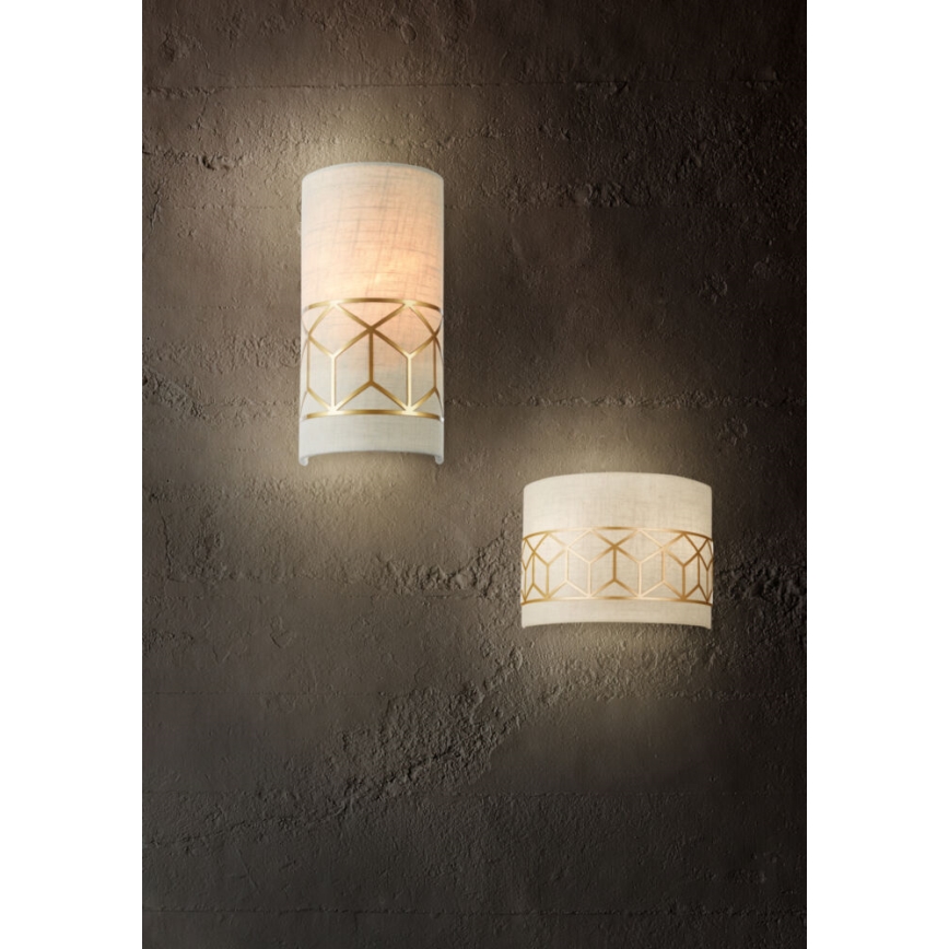 Maytoni H223-WL-01-G - Stenska svetilka MESSINA 1xE14/40W/230V
