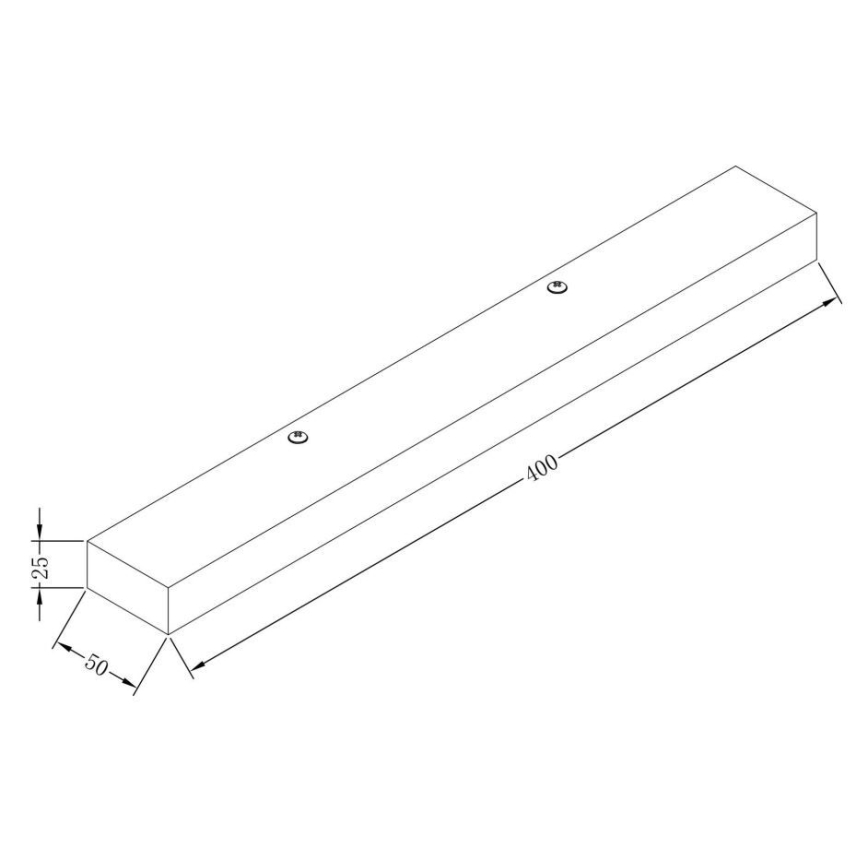 Maytoni MIR011WL-L9B4K - LED Stenska svetilka ORION LED/9W/230V črna