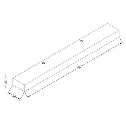 Maytoni MIR011WL-L9W4K - LED Stenska svetilka ORION LED/9W/230V bela