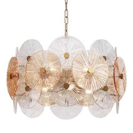 Maytoni MOD007PL-08G - Lestenec na verigi ASTER 8xE14/40W/230V