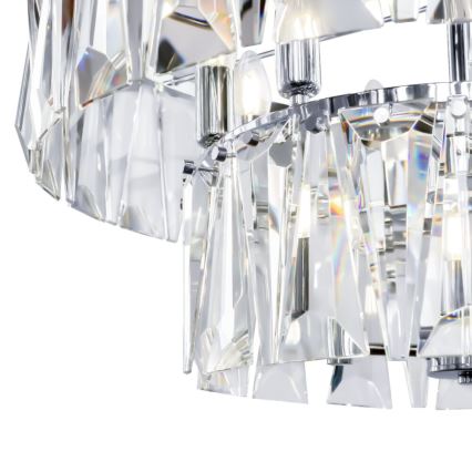 Maytoni MOD043PL-12CH - Lestenec na verigi PUNTES 12xE14/40W/230V sijajni krom