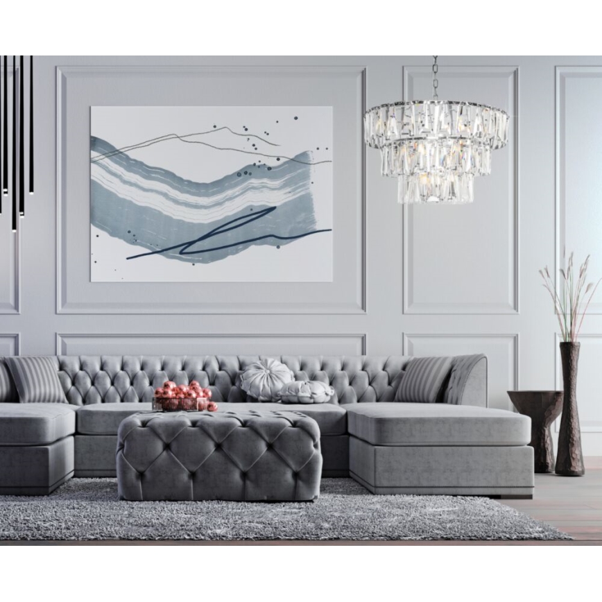Maytoni MOD043PL-18CH - Lestenec na verigi PUNTES 18xE14/40W/230V sijajni krom