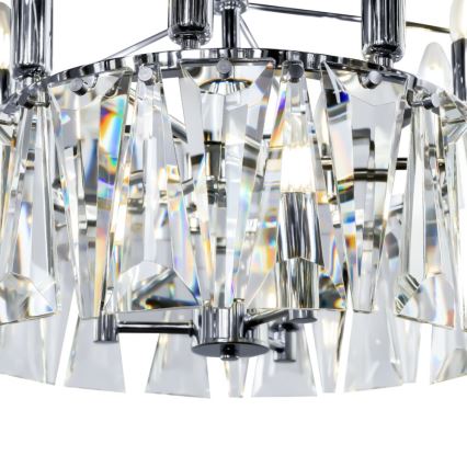 Maytoni MOD043PL-18CH - Lestenec na verigi PUNTES 18xE14/40W/230V sijajni krom