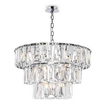 Maytoni MOD043PL-18CH - Lestenec na verigi PUNTES 18xE14/40W/230V sijajni krom
