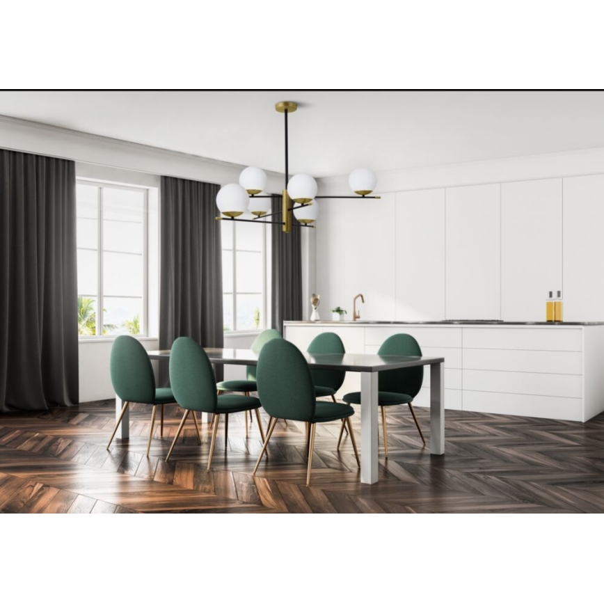 Maytoni MOD048PL-06G - Lestenec na drogu NOSTALGIA 6xE14/40W/230V