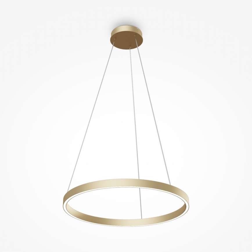 Maytoni MOD058PL-L32BS4K - LED Lestenec na vrvici RIM LED/37W/230V 4000K pr. 60 cm zlata
