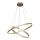 Maytoni MOD058PL-L74BS3K - LED Lestenec na vrvici RIM LED/88W/230V 3000K pr. 80 cm zlata