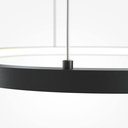 Maytoni MOD072PL-L28B3K1 - LED Lestenec na vrvici GLINT LED/24W/230V črna pr. 60 cm