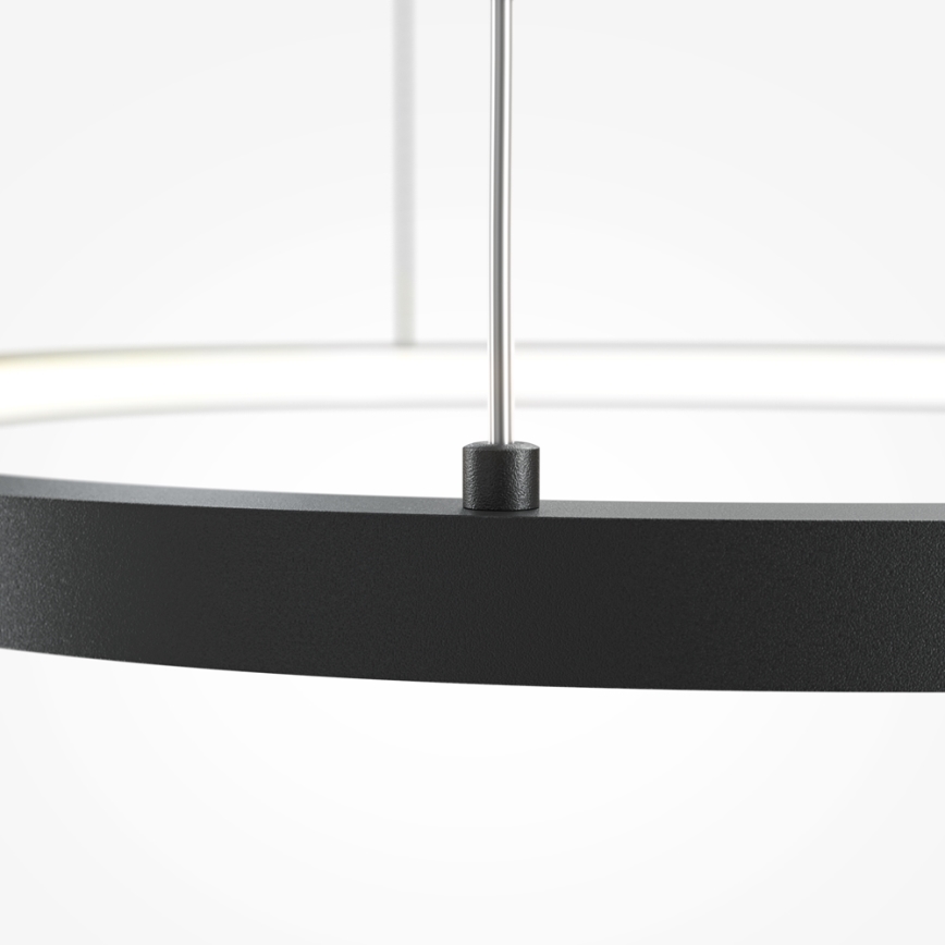 Maytoni MOD072PL-L28B3K1 - LED Lestenec na vrvici GLINT LED/24W/230V črna pr. 60 cm