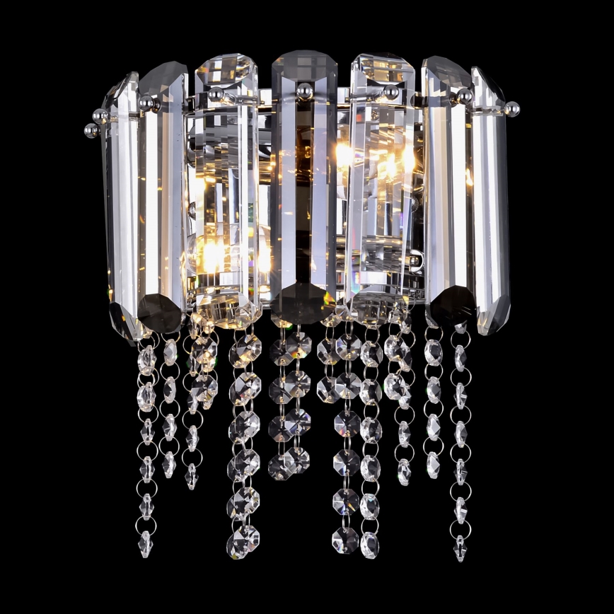 Maytoni MOD097WL-02CH - Stenska svetilka HAIL 2xE14/40W/230V sijajni krom