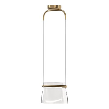 Maytoni MOD170PL-L8BS3K - LED Lestenec na vrvici CABARET LED/8W/230V zlata