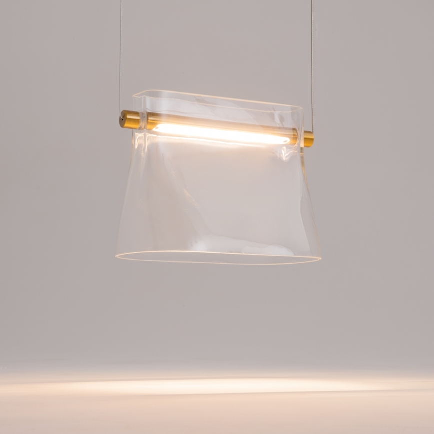 Maytoni MOD170PL-L8BS3K - LED Lestenec na vrvici CABARET LED/8W/230V zlata