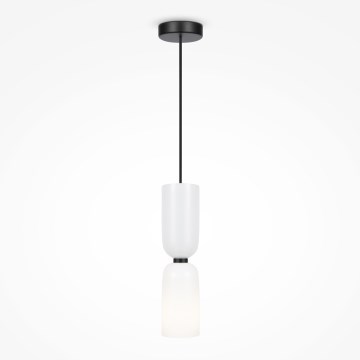 Maytoni MOD177PL-01W - Lestenec na vrvici MEMORY 1xE14/40W/230V bela