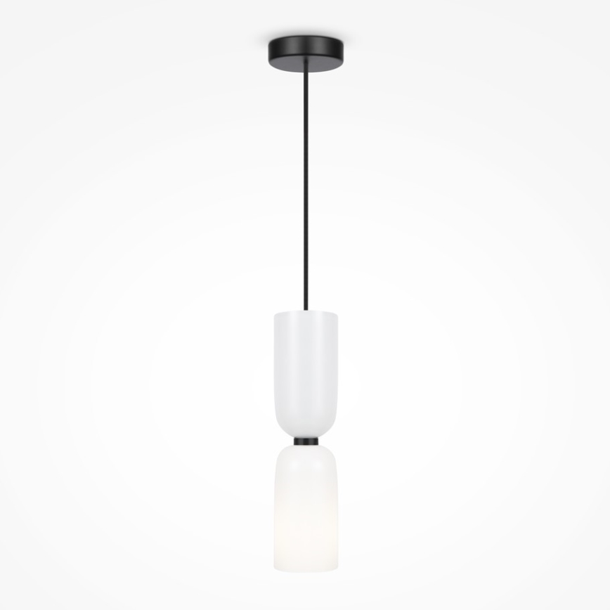 Maytoni MOD177PL-01W - Lestenec na vrvici MEMORY 1xE14/40W/230V bela