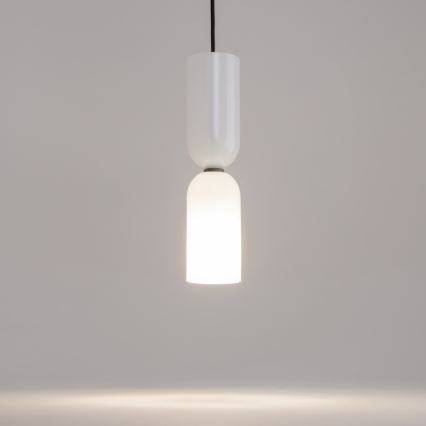 Maytoni MOD177PL-01W - Lestenec na vrvici MEMORY 1xE14/40W/230V bela