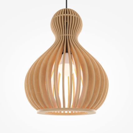 Maytoni MOD192PL-01W1 - Lestenec na vrvici ROOTS 1xE27/40W/230V pr. 30 cm bež
