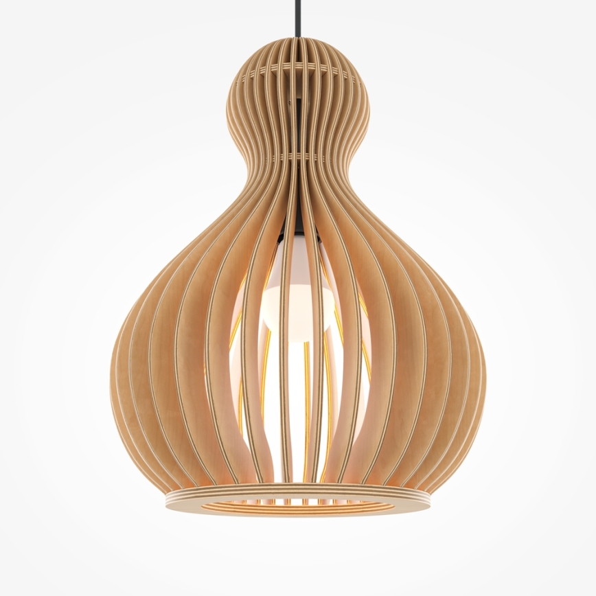Maytoni MOD192PL-01W1 - Lestenec na vrvici ROOTS 1xE27/40W/230V pr. 30 cm bež